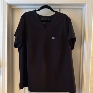 Women’s Figs Catarina Black Scrub Top